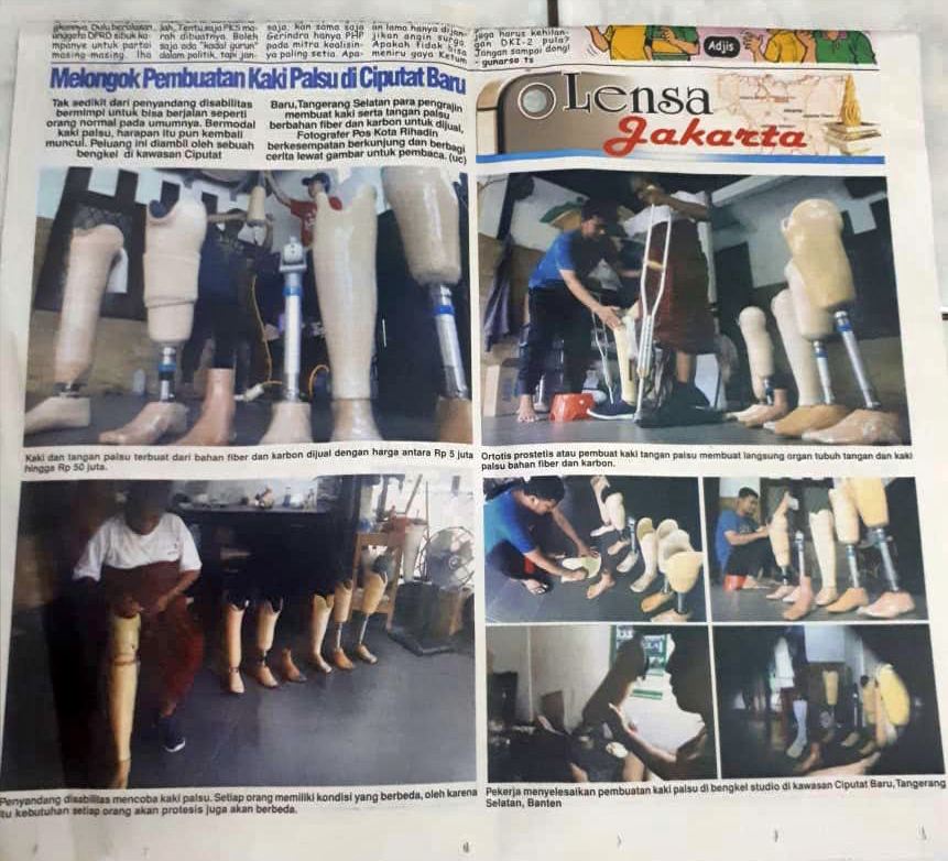 muhammad arifin tempat pembuatan kaki palsu ciputat jakarta pujomedical