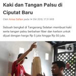 Harga Kaki Palsu Gunung Kidul